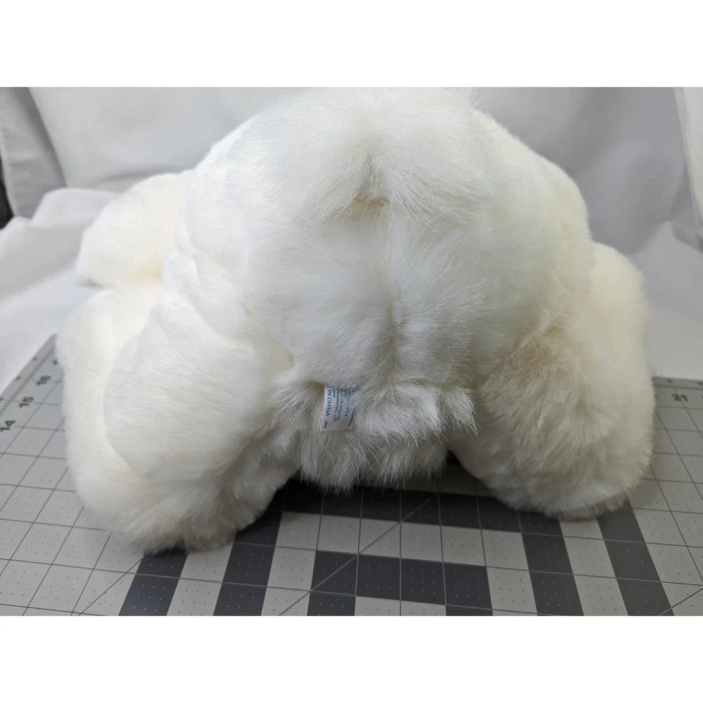 Tb Trading Co Hopster Rabbit Plush‎ Bunny White Orange Flowers 23 Inch Stuffed